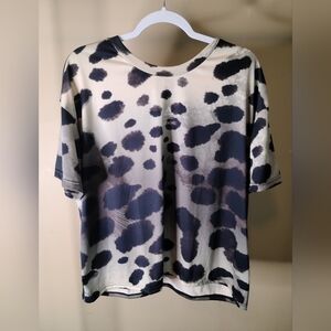 Adidas x Honore 11 Athletic Loose Fit Short Sleeve T-Shirt Plus Size 1X